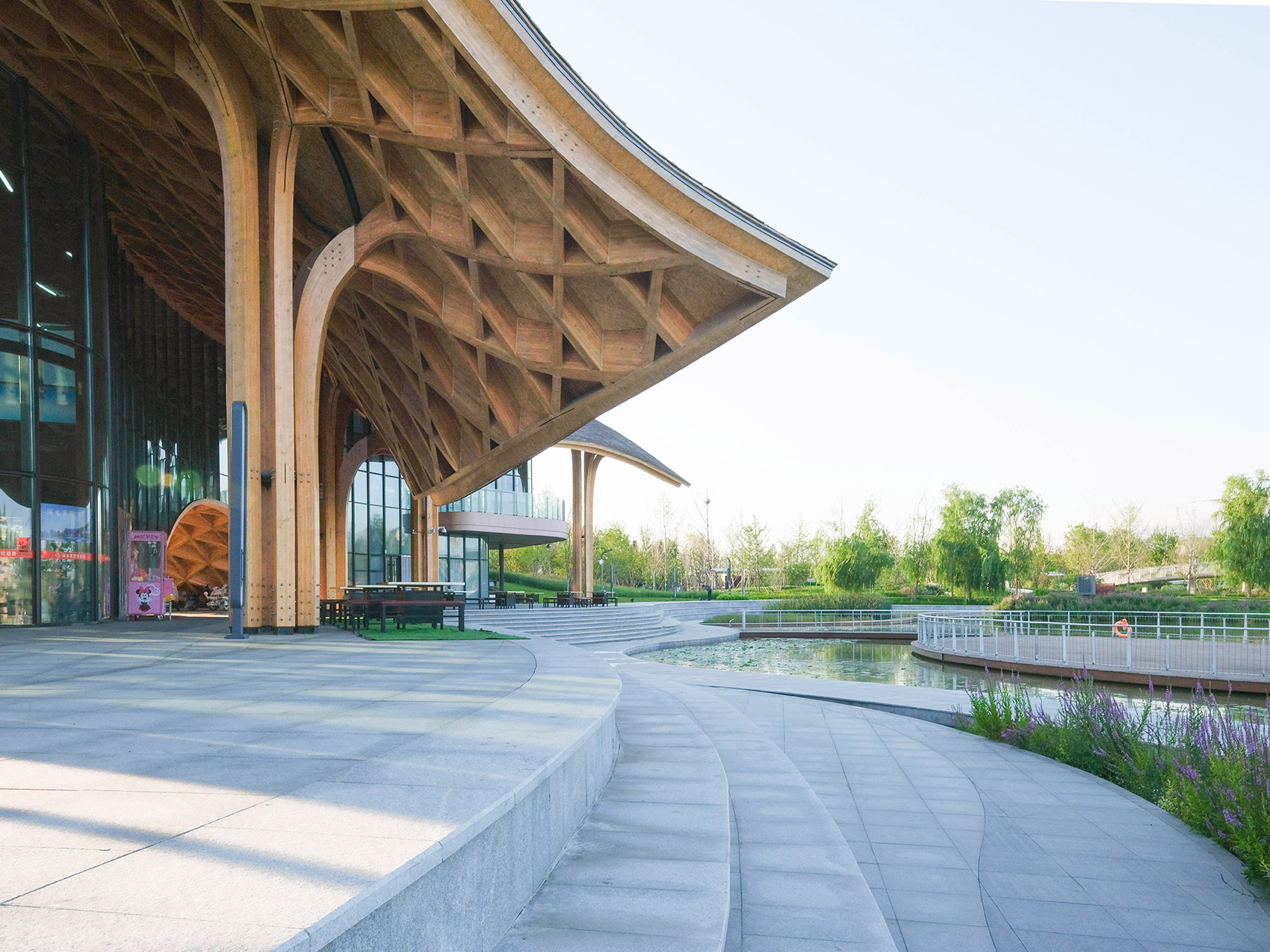 定州丝路友谊园滨水餐厅丨中国河北丨清华大学建筑设计研究院素朴工作室,广州博厦建筑设计研究院有限公司-14
