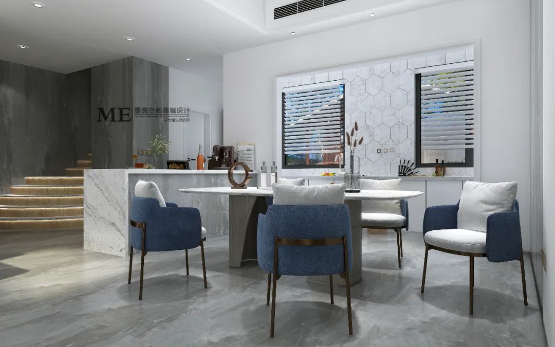 265㎡碧桂园别墅 | 现代简约，情感交流的空间设计-38