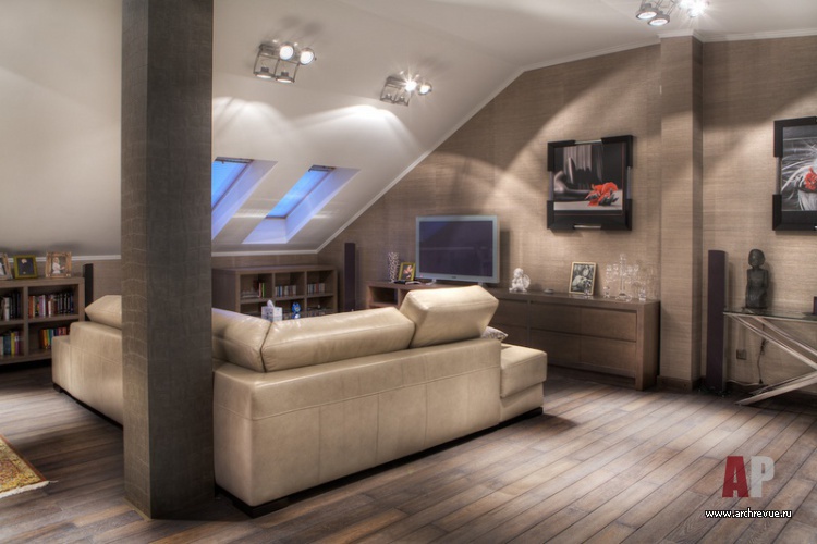 生态风格带斯堪的纳维亚元素的联排别墅室内设计-20