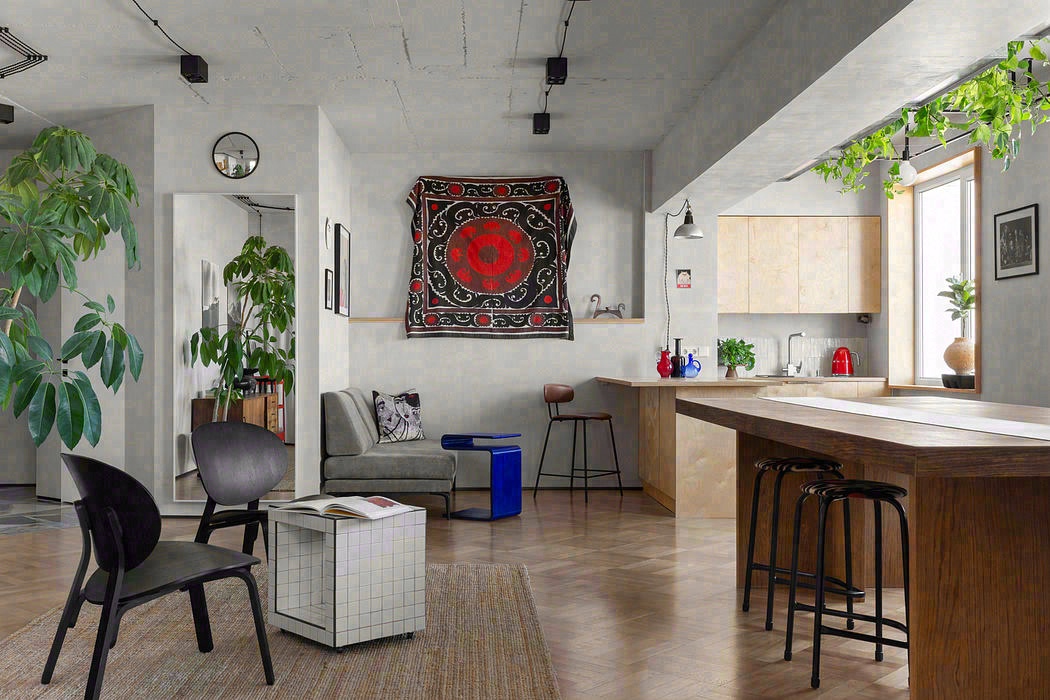 图列巴耶娃公寓丨哈萨克斯坦阿拉木图丨Viktoriya Azerbaeva-2