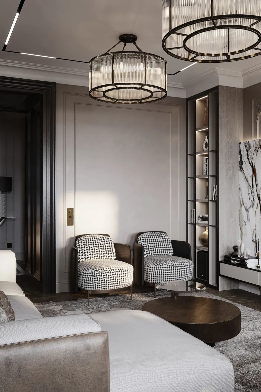 俄罗斯莫斯科 192·4㎡私人豪宅设计丨Julia Design-12