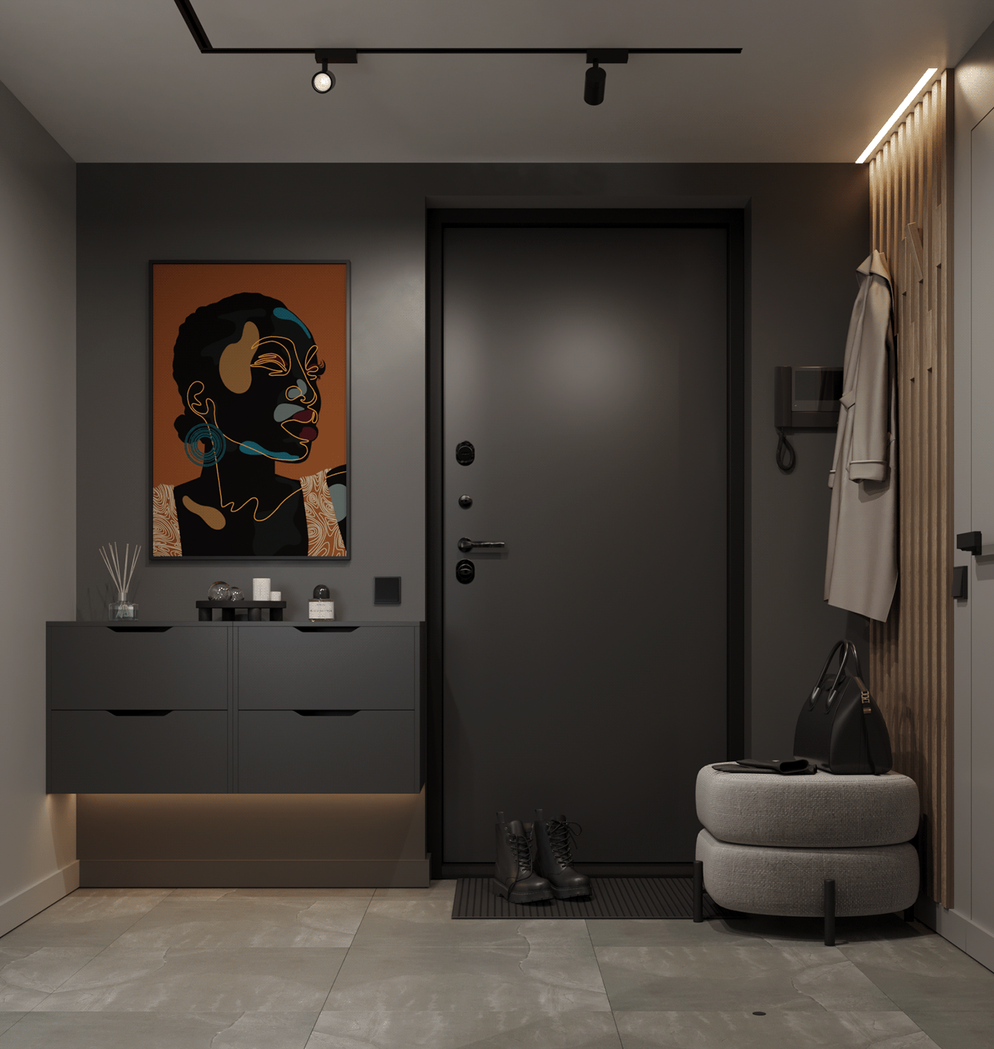 内敛克制深色空间！-0