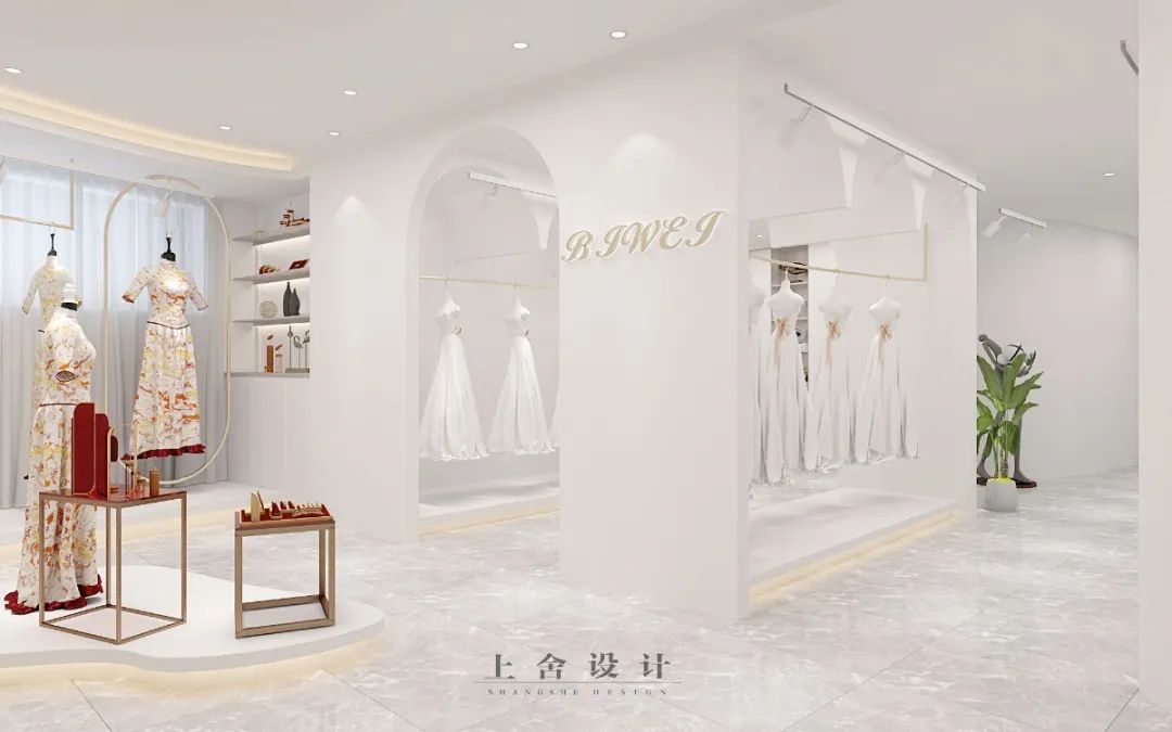 若白婚纱店丨中国上海丨上舍设计-14