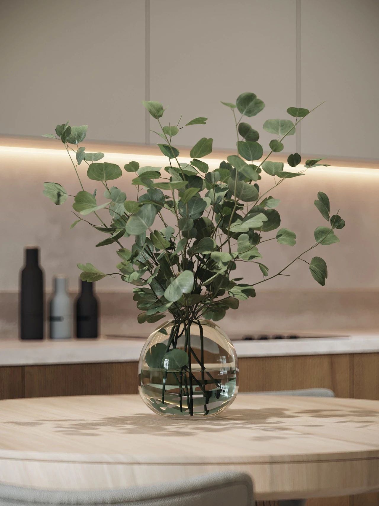 88㎡现代简约家居,原木与灰色打造温馨时尚空间-13