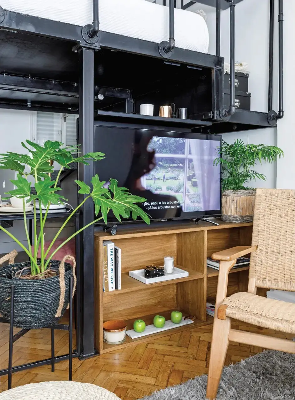 阿根廷 22m2 多功能工作室，创意金属结构设计-6