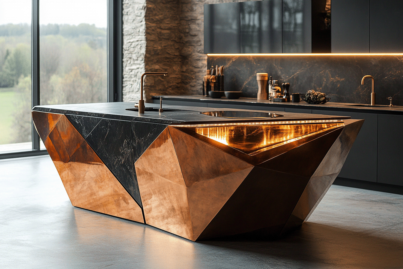 Extraordinary Bespoke Kitchen Islands by AICI-26