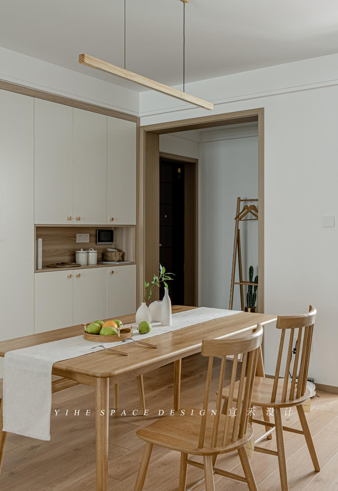 芜湖宜禾设计丨平层丨『 蜜 · 糖 』130㎡温暖日系原木-8