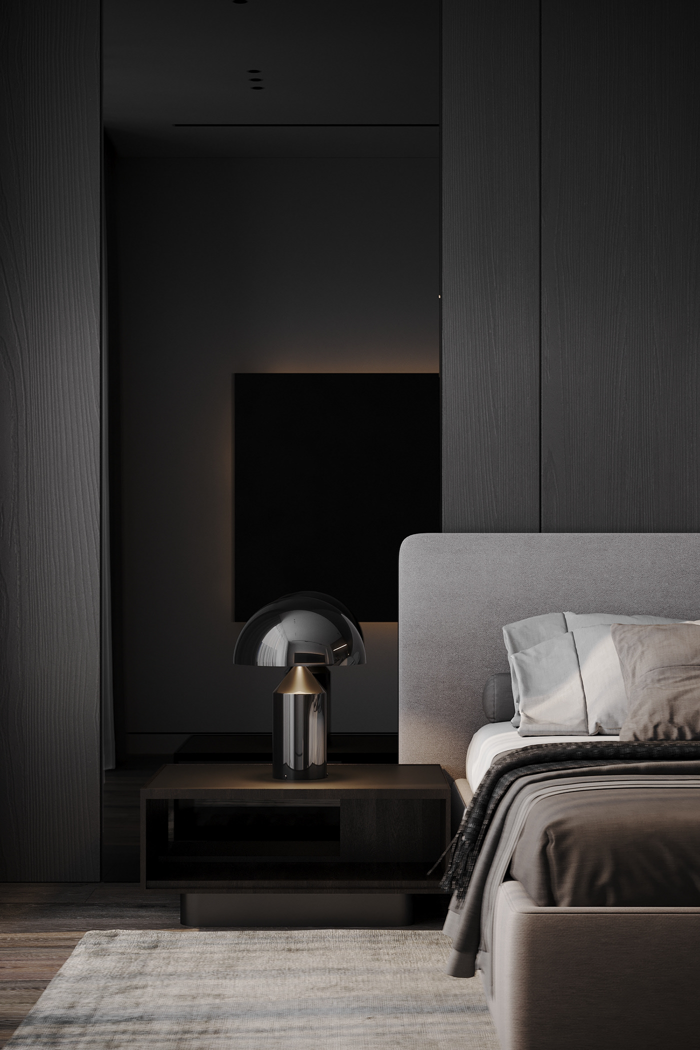 质感黑白灰空间设计  细节超多-16