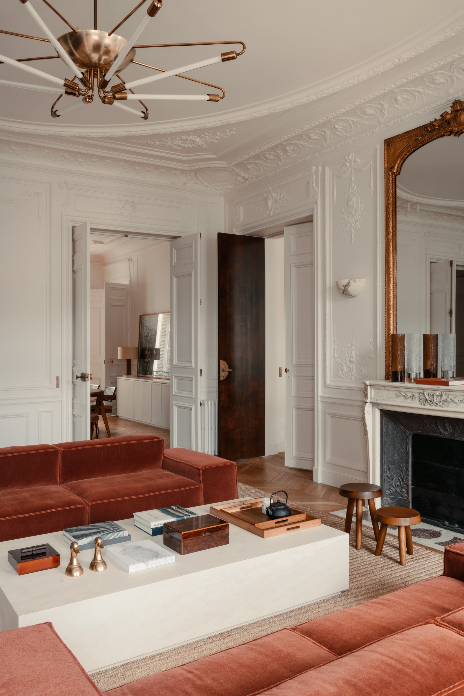 巴黎 Monceau 公园旁,Art Deco 风格的 230 平米公寓大翻新-8