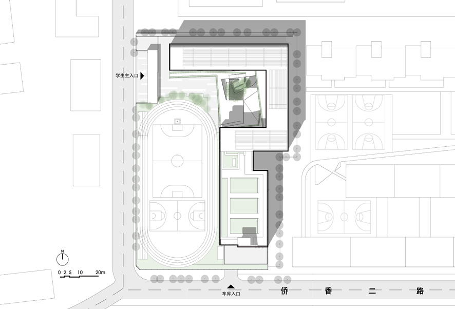 福田红岭实验小学侨安分校丨中国深圳丨深圳大学建筑设计研究院有限公司元本体工作室-34