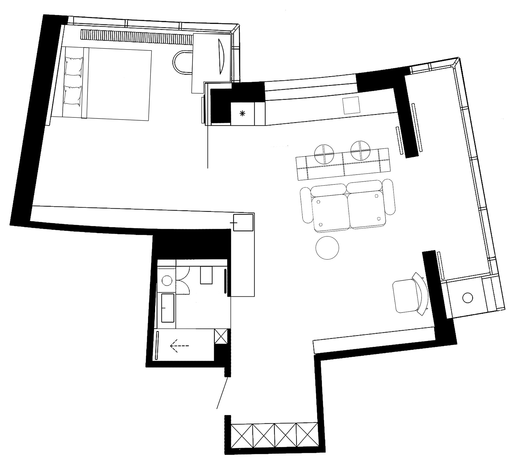 反射公寓丨白俄罗斯明斯克丨ZROBIM architects-36