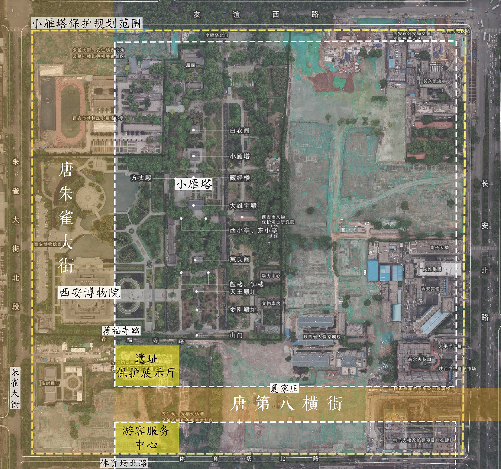 西安小雁塔下，安仁坊遗址展示厅与安仁驿站 / DDB秉仁设计-4