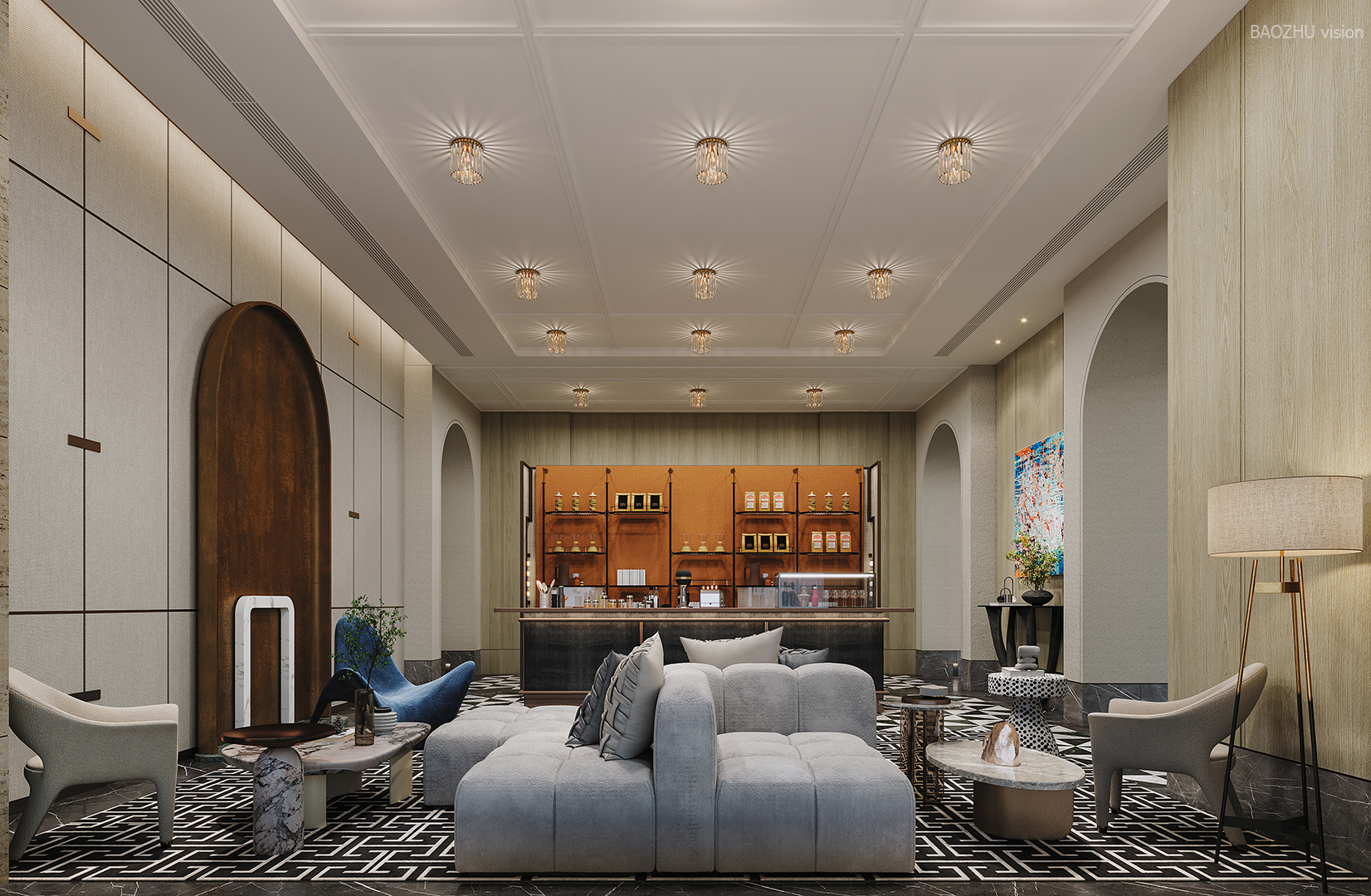 君屿酒店效果图方案丨中国长沙丨湖南米修设计-6