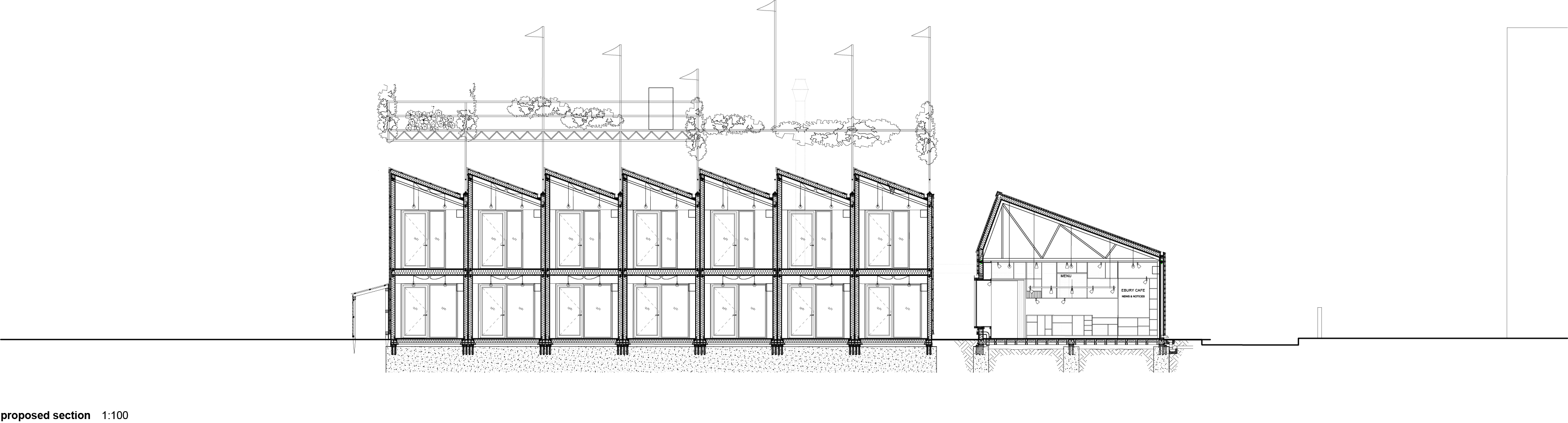 Ebury Edge · 彩色木质设计的临时社区中心丨英国伦敦丨Jan Kattein Architects-32