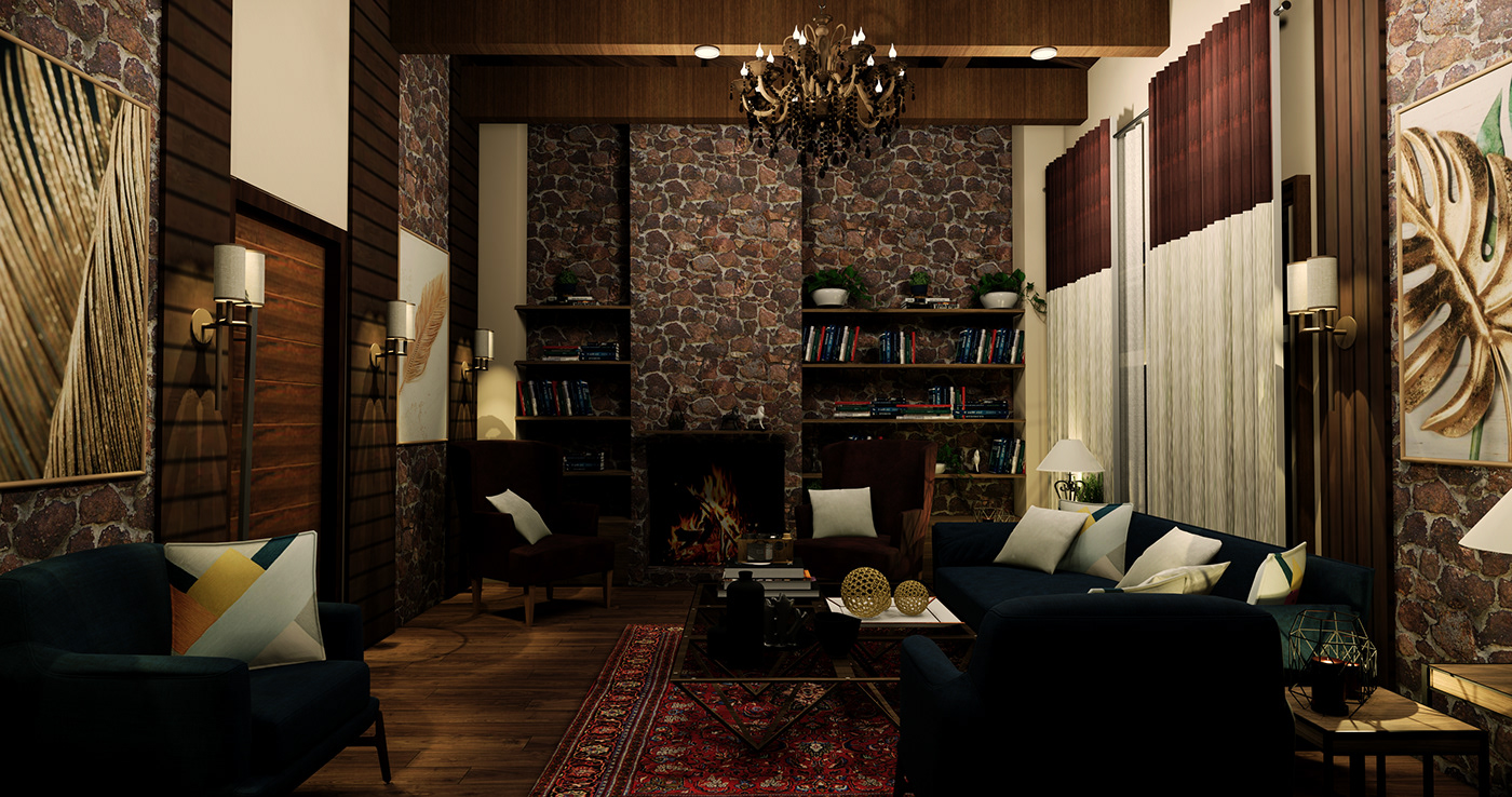 纳兰酒店 Grand Ridge 平层 Lounge 设计丨巴基斯坦丨Sanah Sabri Architects-11