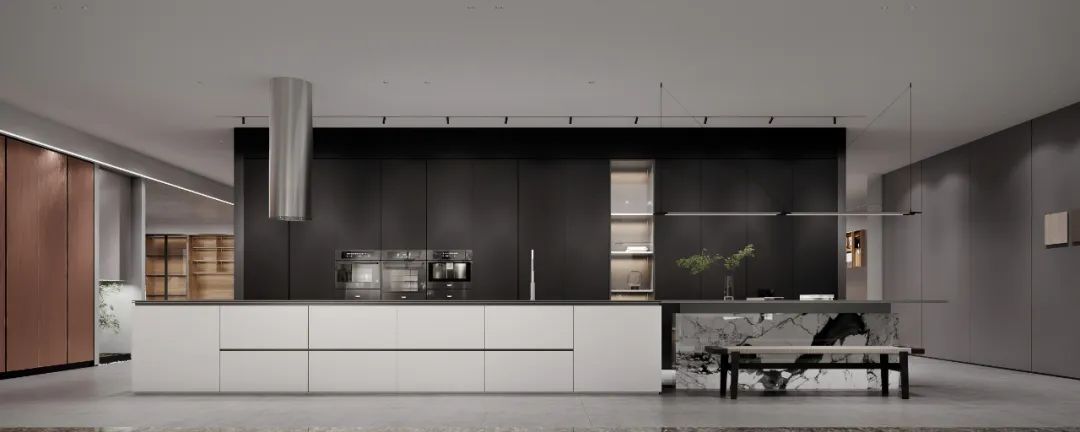 卡利亚高端不锈钢橱柜展厅丨周笙笙全案设计工作室-11