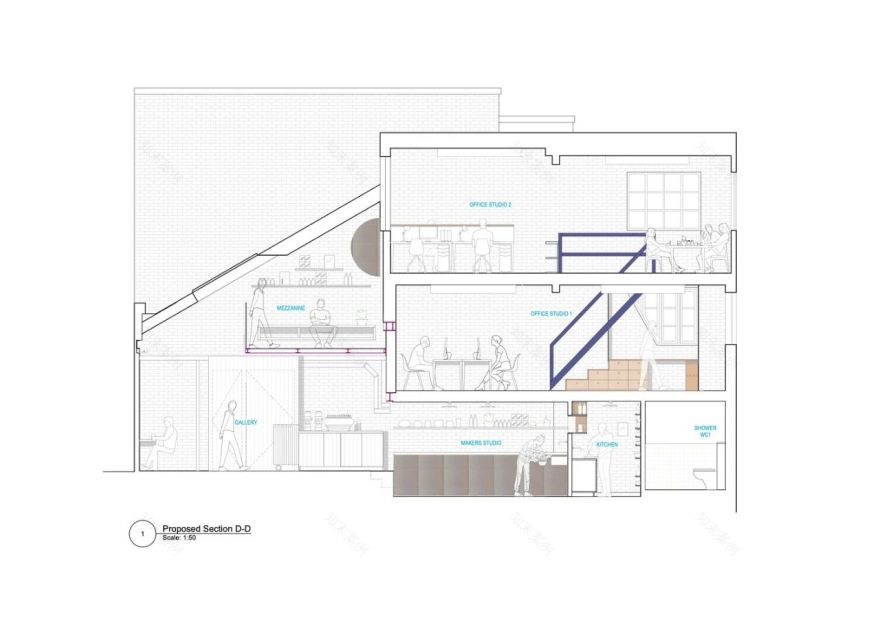 伦敦创意社区梦幻工作空间丨英国伦敦丨Trellik Design Studio-29