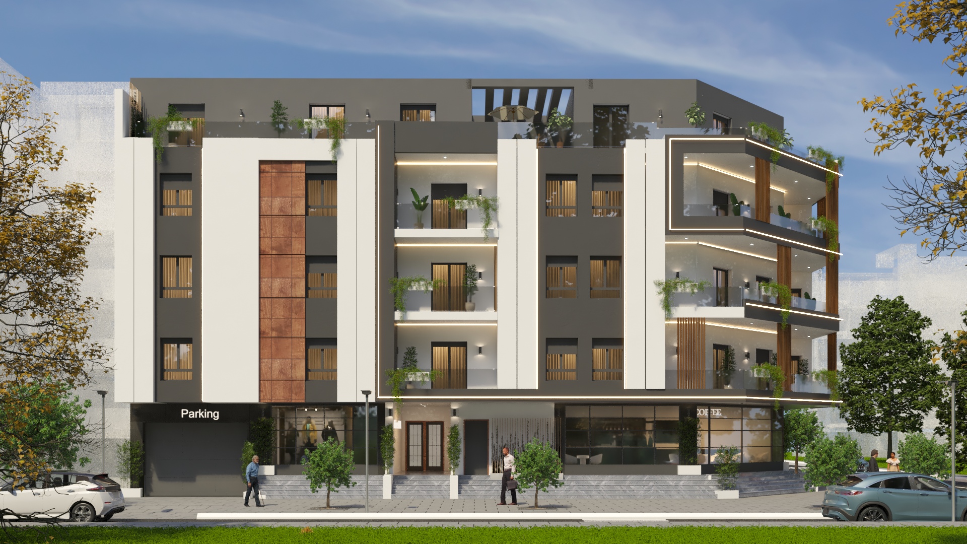 Residential Building Exterior Visualization-3