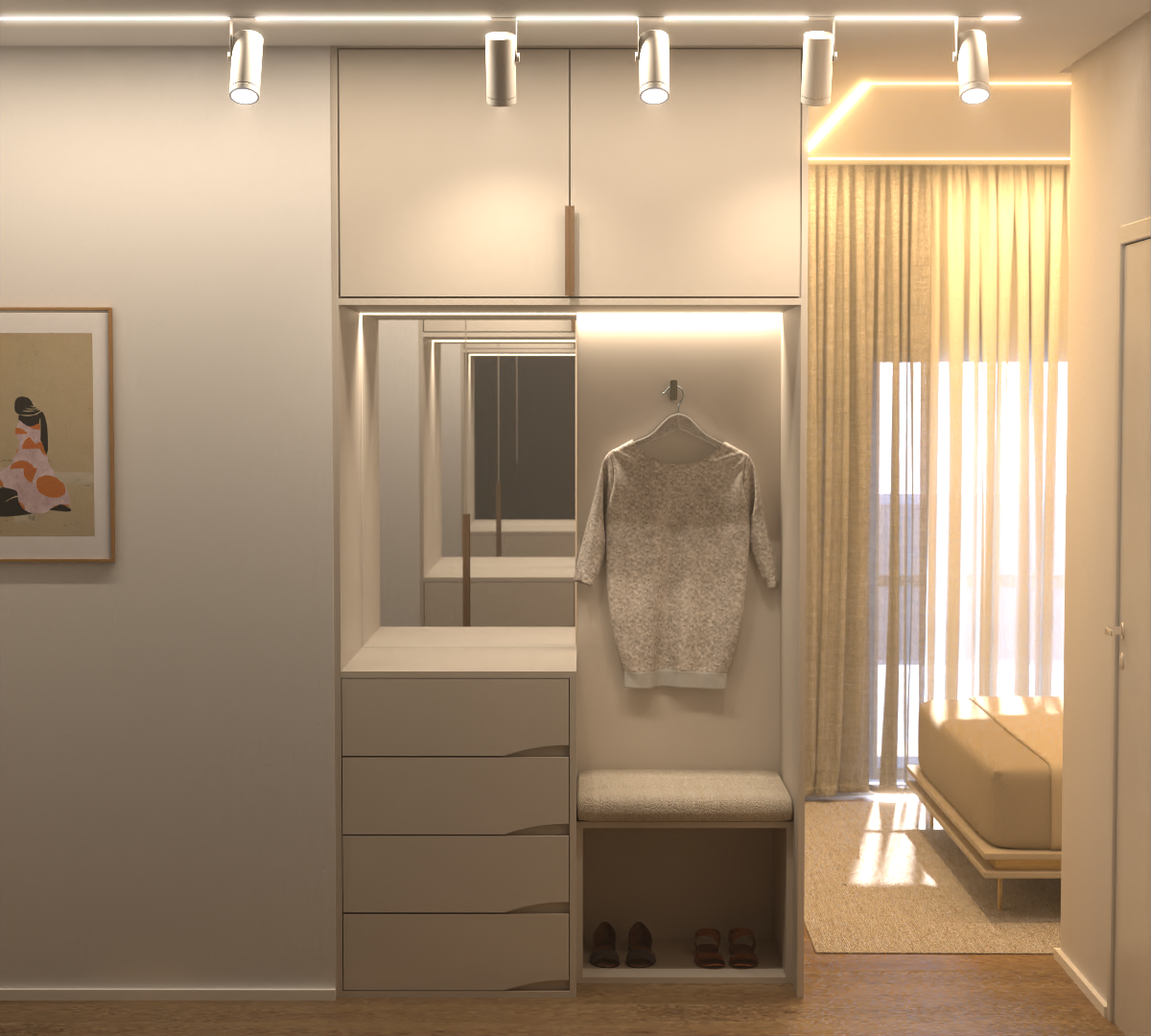 ARCHVIZ | GREATNESS BEDROOM AND CLOSET-2