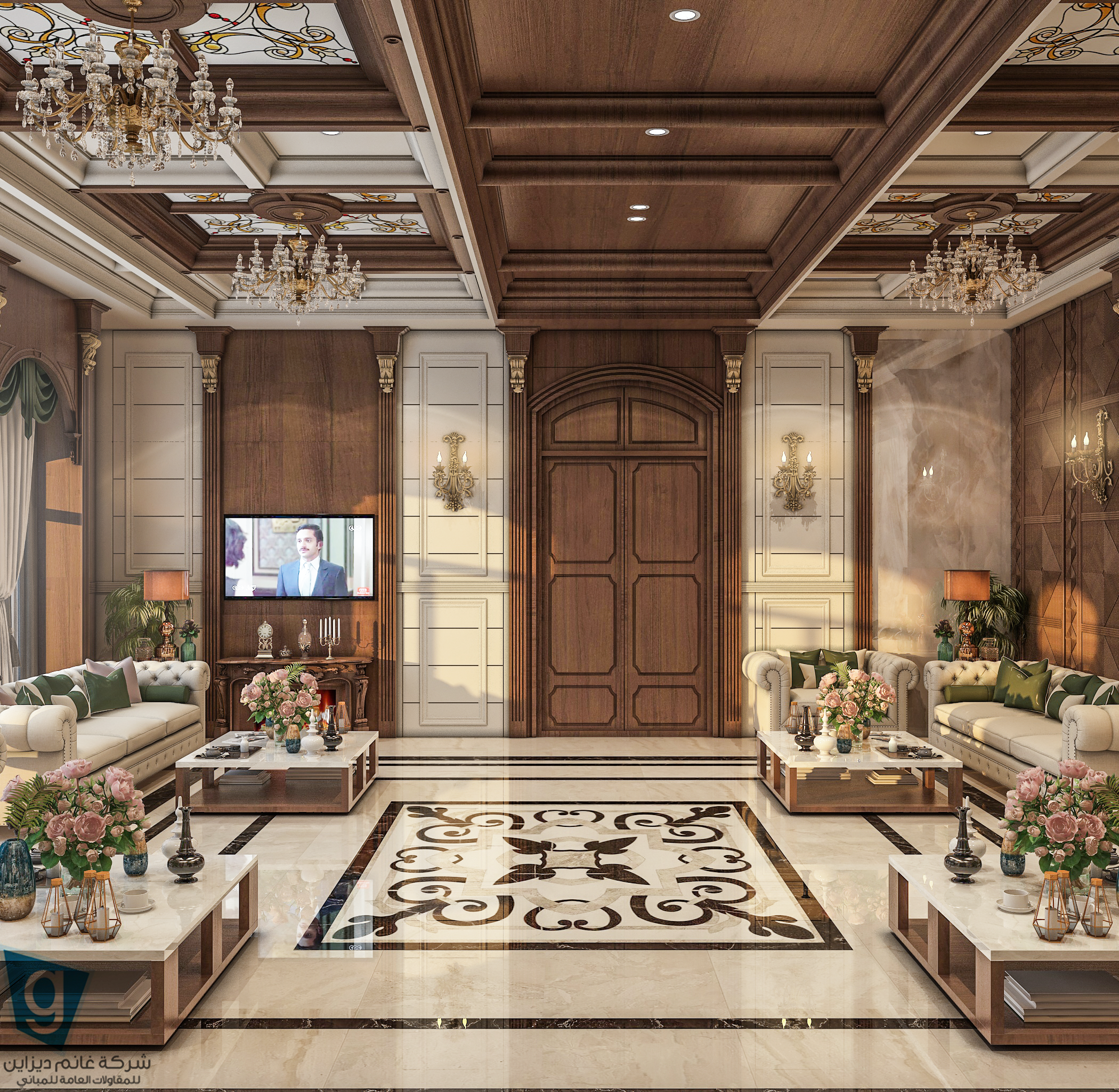 Classic Wooden Reception-6