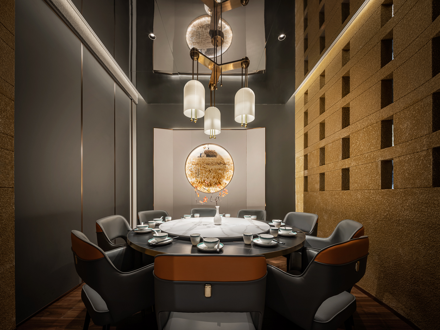 客味 2021 · 丰收客宴,现代版客家围屋餐厅设计丨艺鼎设计-27