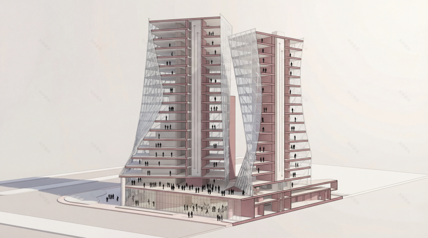 巴德尔综合用途塔楼-17