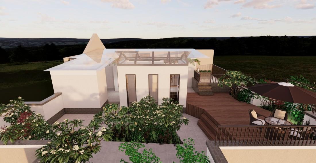 城市花园中的自然呼吸——某知名设计师打造绿色生活空间-14