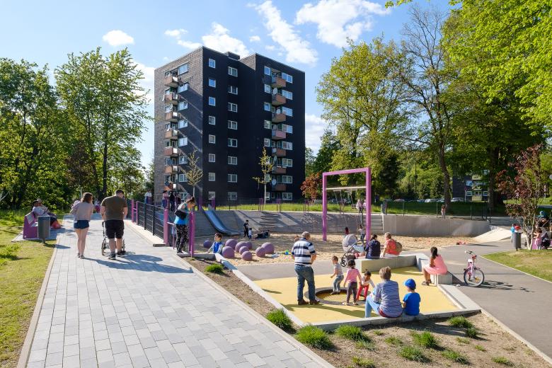 GREENBOX Landschaftsarchitekten丨Neue Spielräume für die soziale Stadt Bernberg丨德国-10