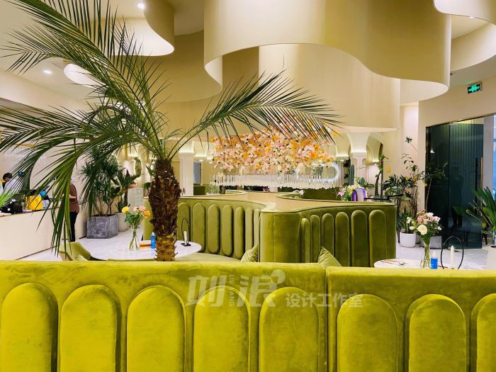 网红餐厅设计 西餐厅 花园餐厅 餐饮设计公司 商业设计-3