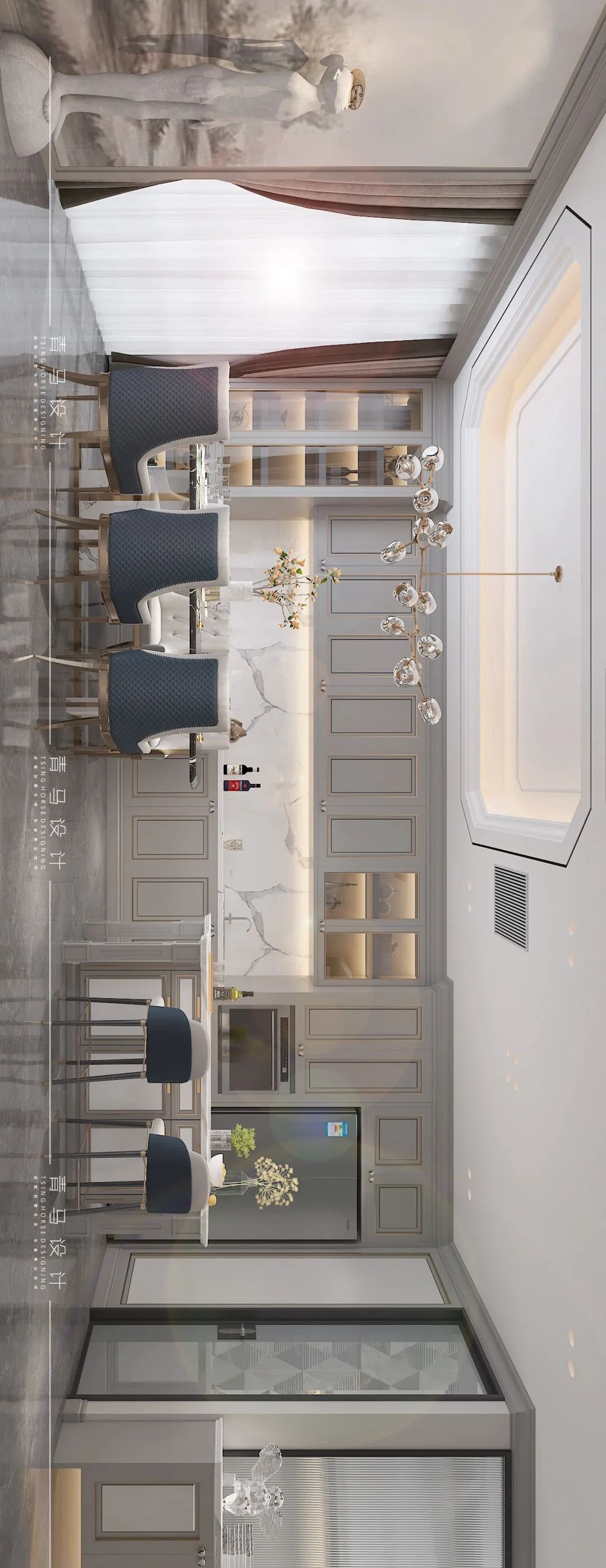 科为城墅美式别墅设计丨青马别墅空间设计-55