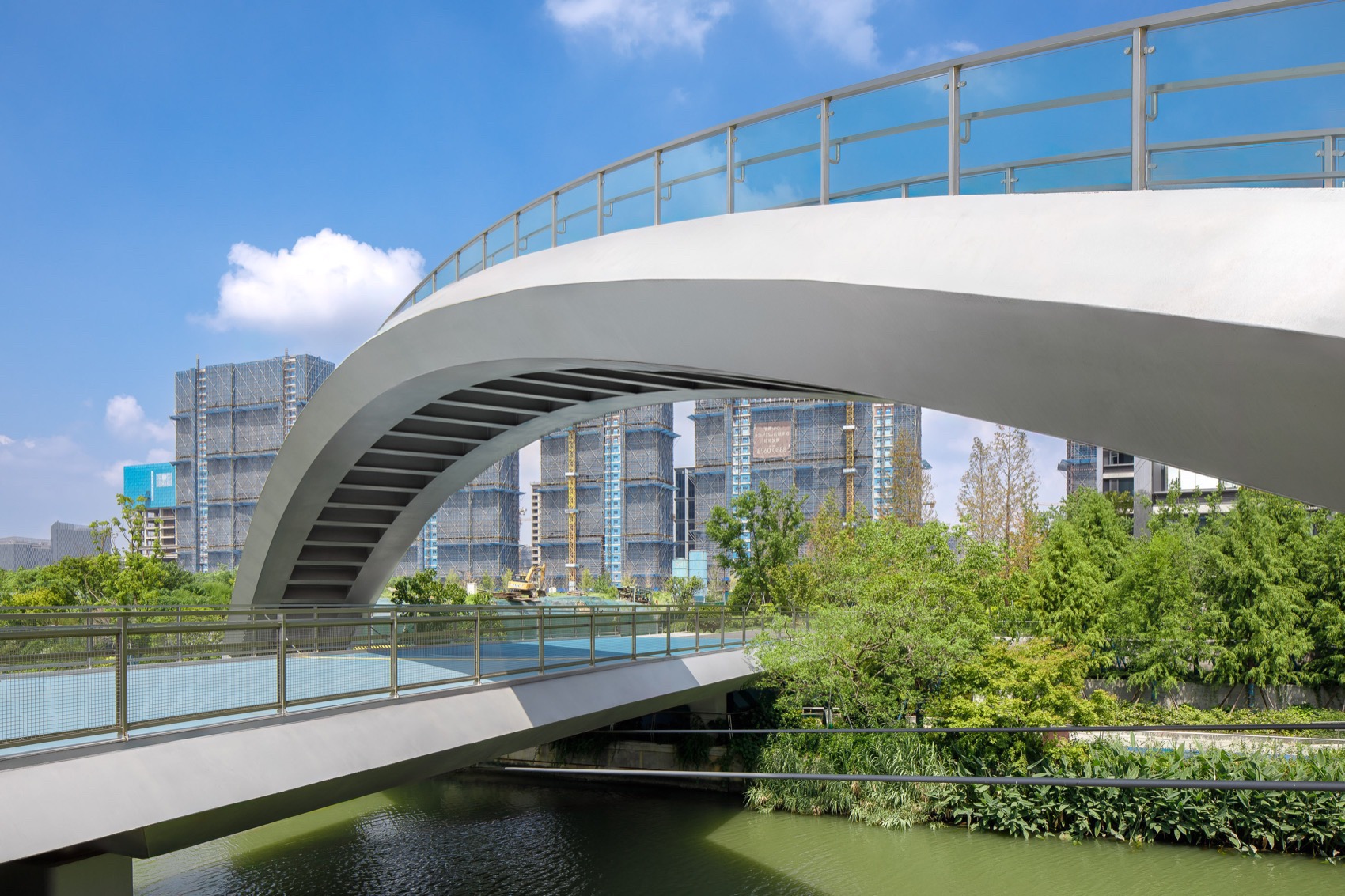 南京南部新城步行桥和车行桥丨中国南京丨NAN 建筑事务所+和作结构建筑研究所-25