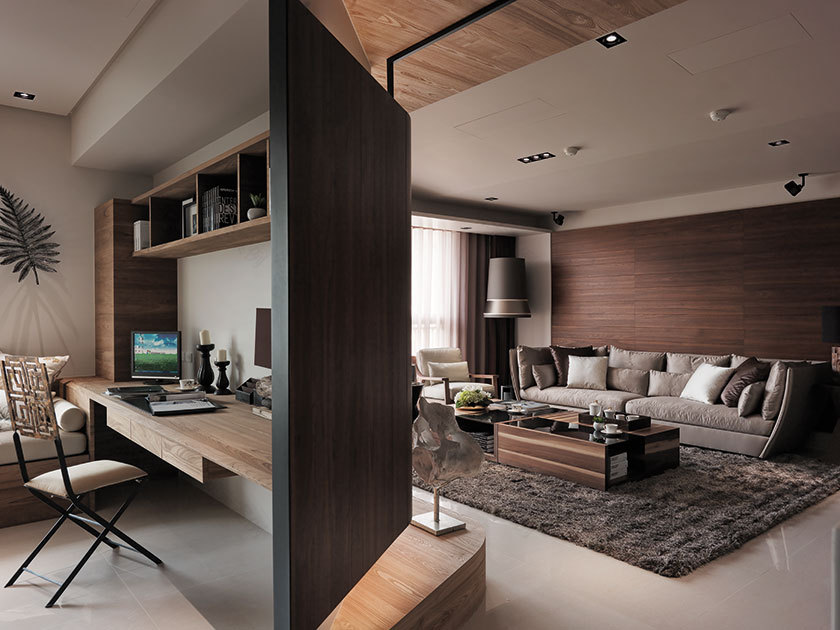 温暖木调打造舒适养生家居-19