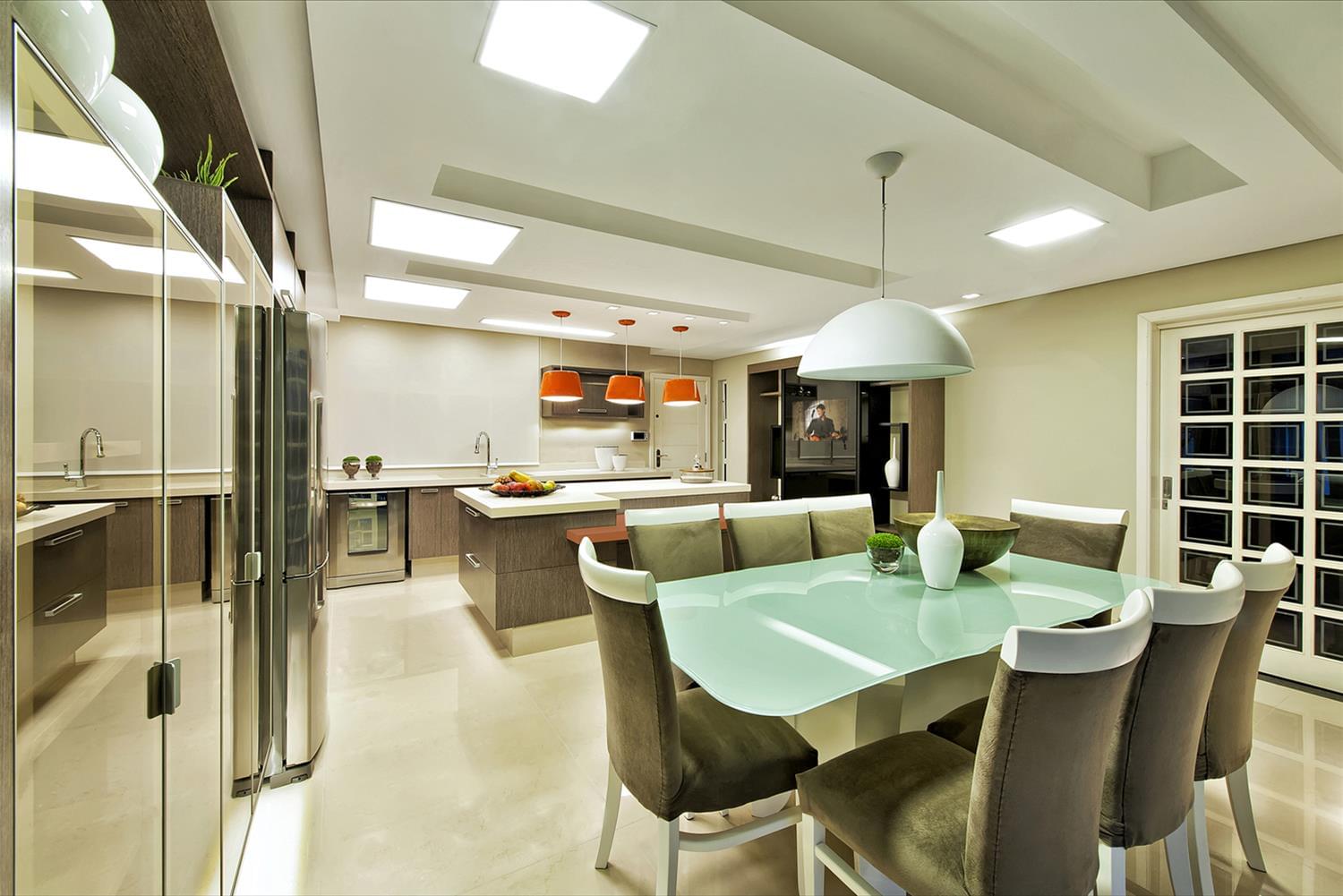 巴西 Cozinha Gourmet 公寓 | 极简与功能的完美结合-1