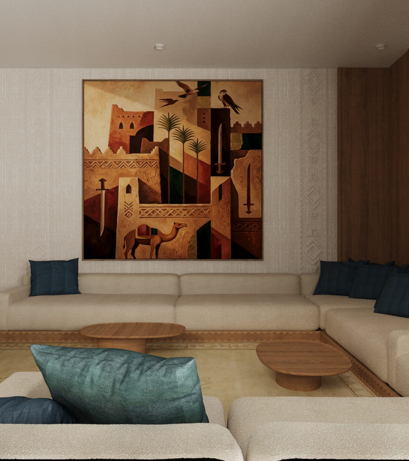 SALMANI MAJLIS室内设计丨沙特阿拉伯丨未明确提及,可能与HANDAZIA GROUP有关-9