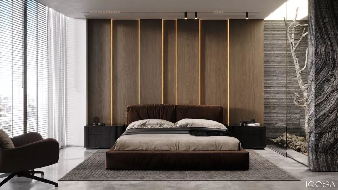 乌克兰 IQOSA 工作室打造野性公寓,粗犷与精致的完美融合-110