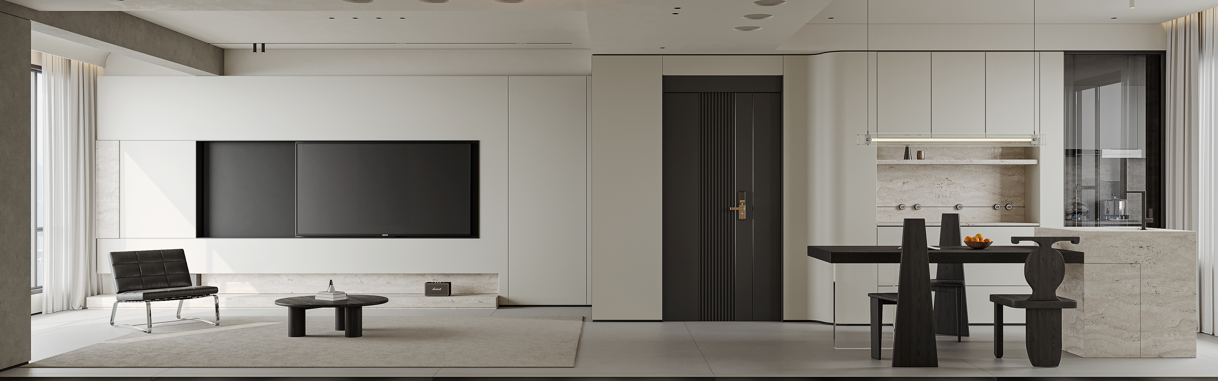 挑空别墅丨晫易视觉-5