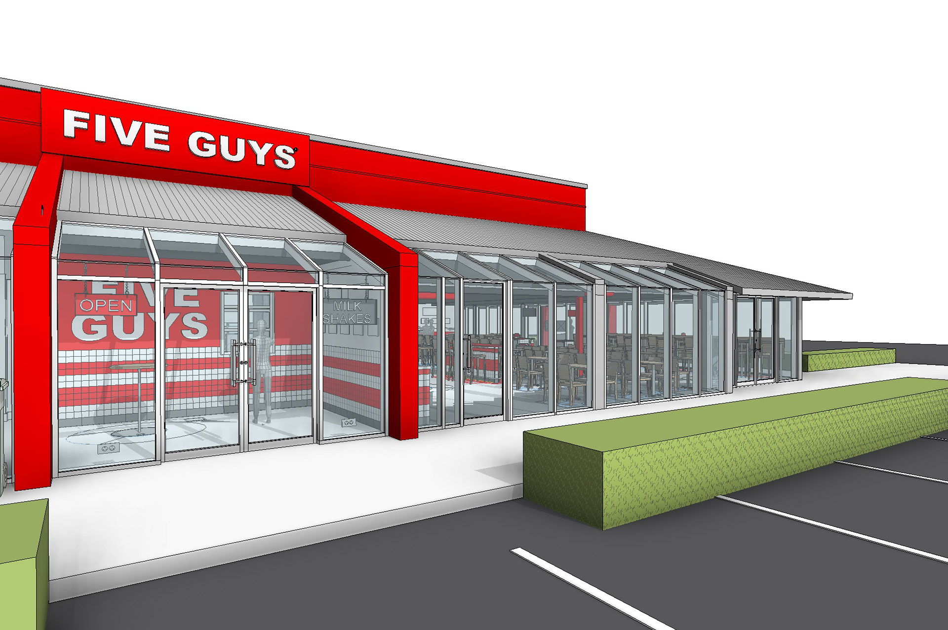 Five Guys· Penrith 快餐店设计丨澳大利亚新南威尔士丨Design Partnership Australia-70