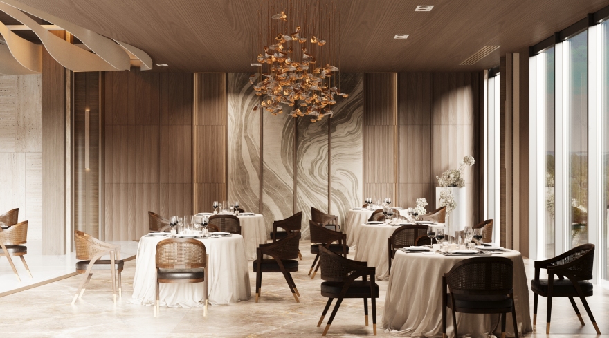 Hotel Reception & Restaurant室内设计-15