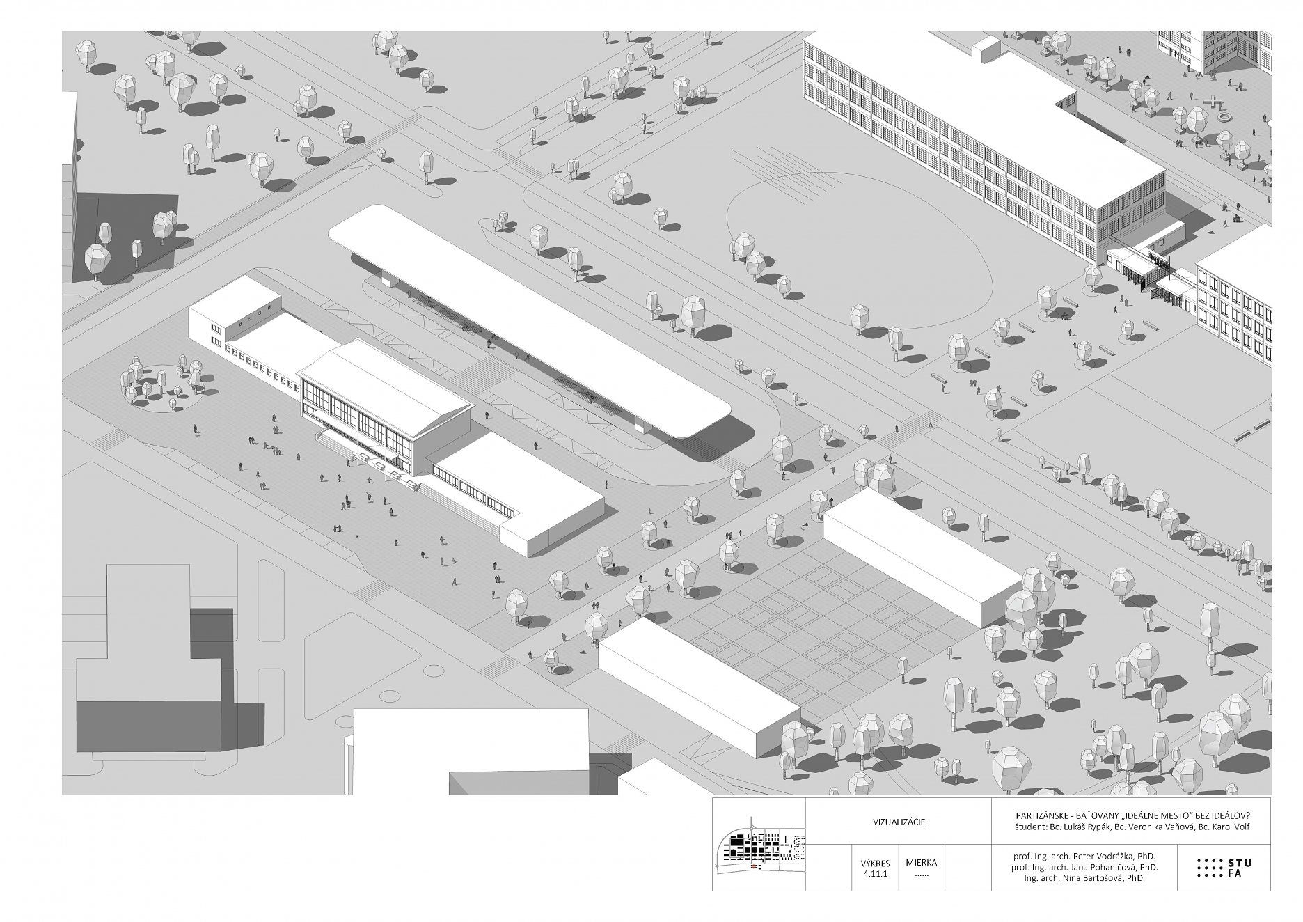 Partizánske  Baťovany工业区复兴设计方案丨斯洛伐克丨Bc. Lukáš Rypák等三人团队,与教授合作-64