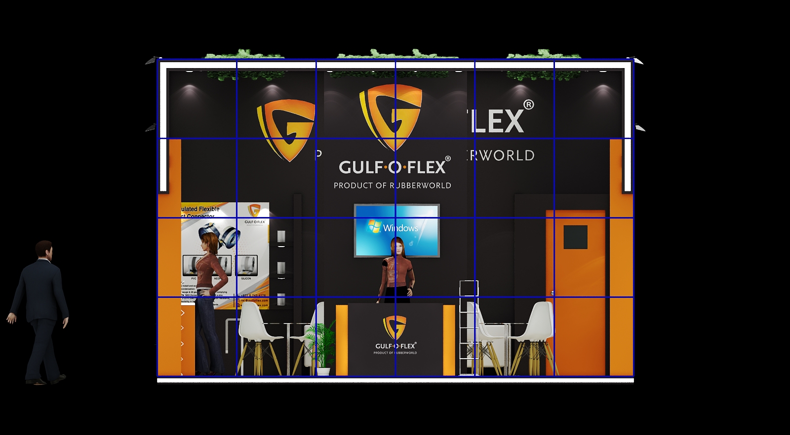 GULF0 FLEX 12X6M STALL DESIGN IN DUBAI-11
