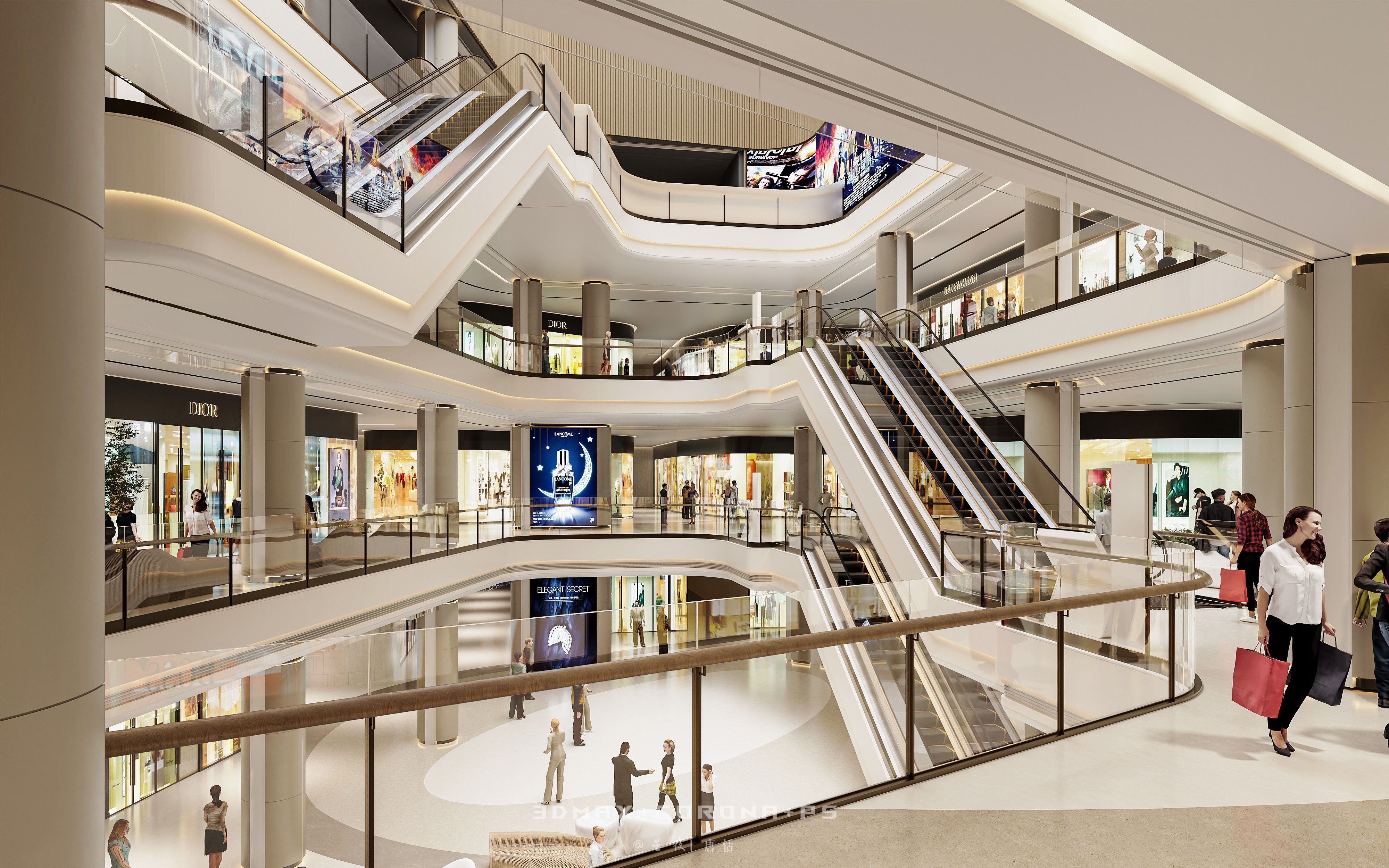 工装商场效果图案例-0