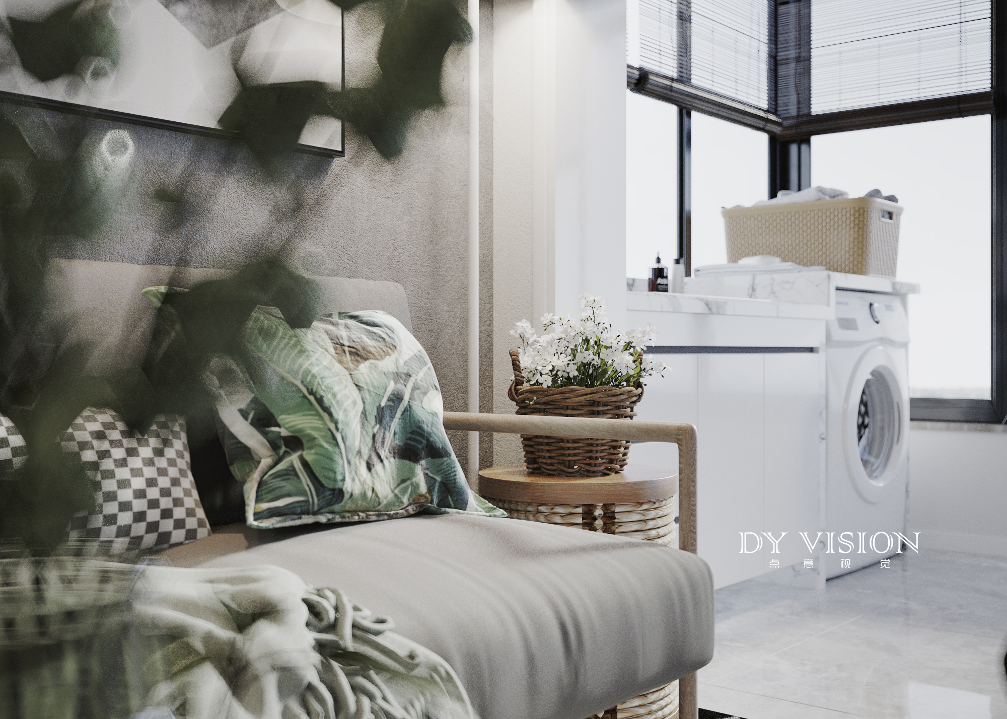 北欧与现代风格融合的 VR 室内设计案例-4