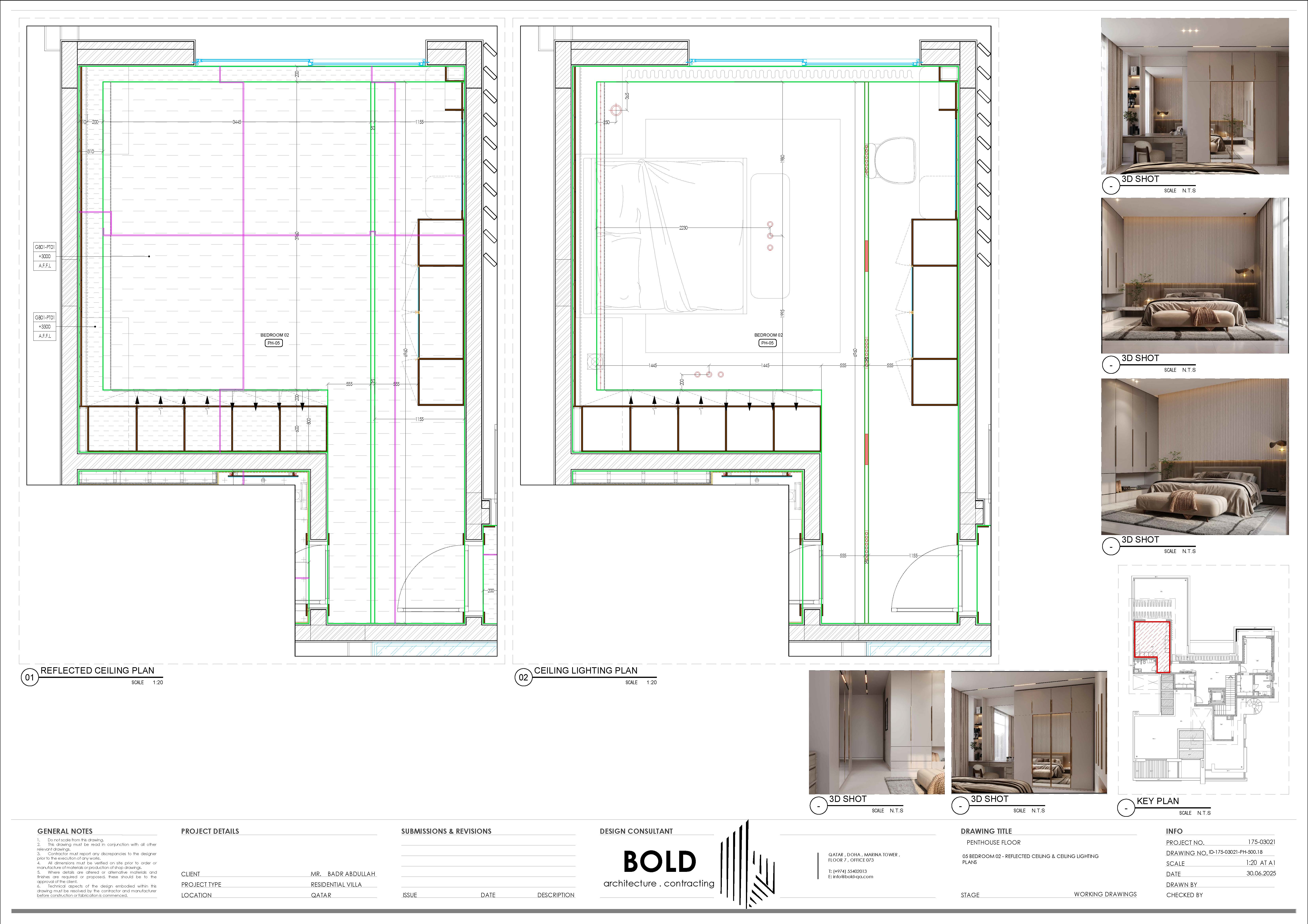 卧室技术图纸相关项目丨卡塔尔丨BOLD.CO.-6