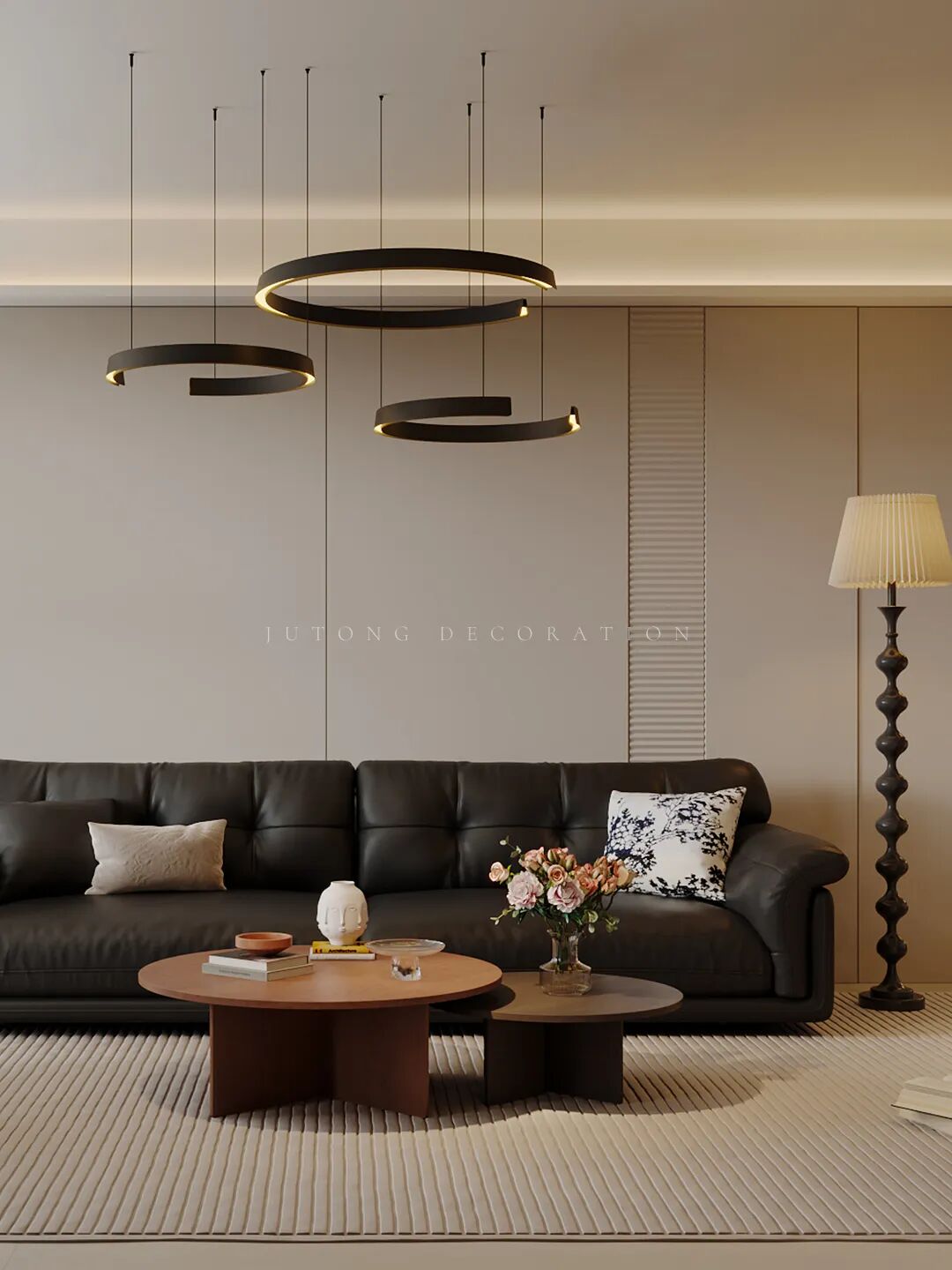 260㎡意式丨少即是多，轻奢美学-2