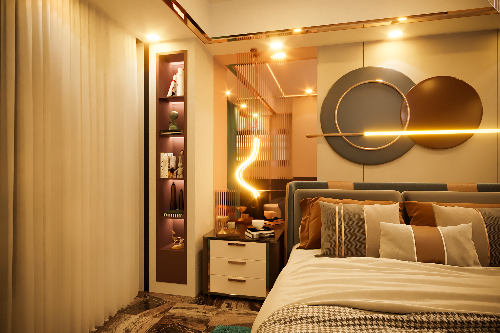 Ultra Modern Master Room Night Light 2022-8