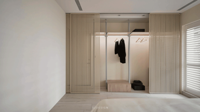 奶油风两室一厅住宅设计-25