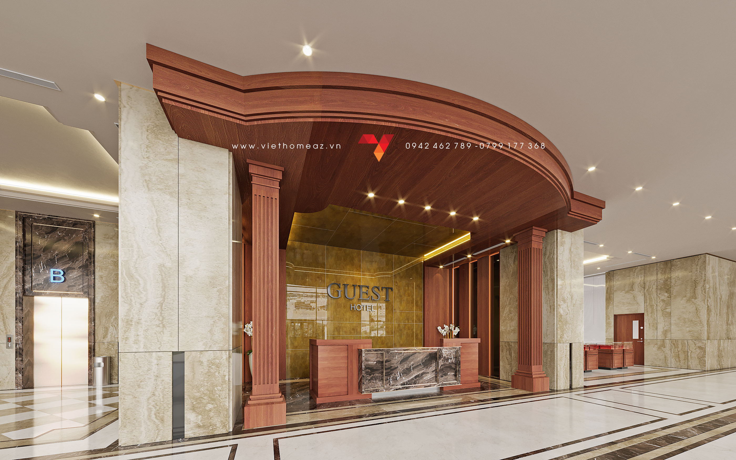 芽庄酒店室内设计丨VietHome 建筑与室内设计-9