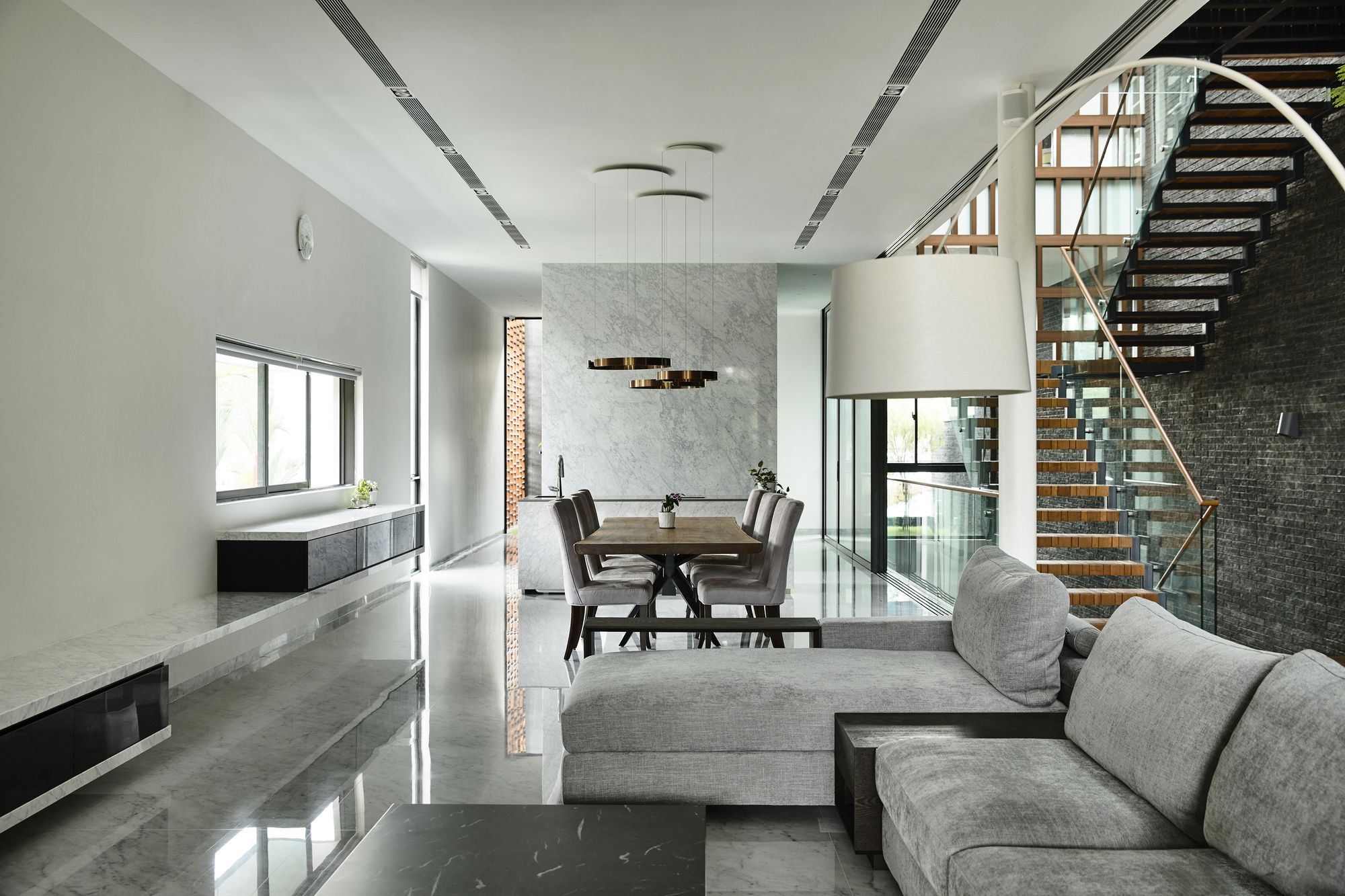 新加坡“Viewing Back”别墅,景观与室内完美融合-9