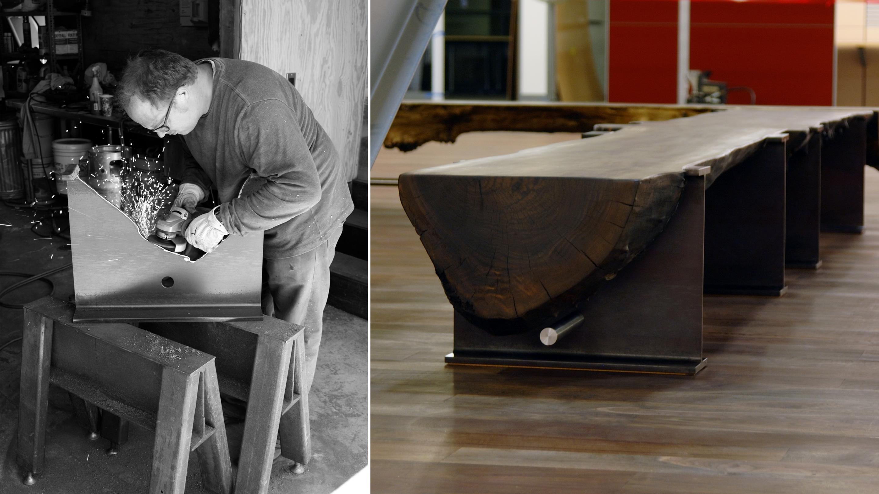 VMware大楼大堂长椅项目丨美国加利福尼亚丨Lundberg Design-5