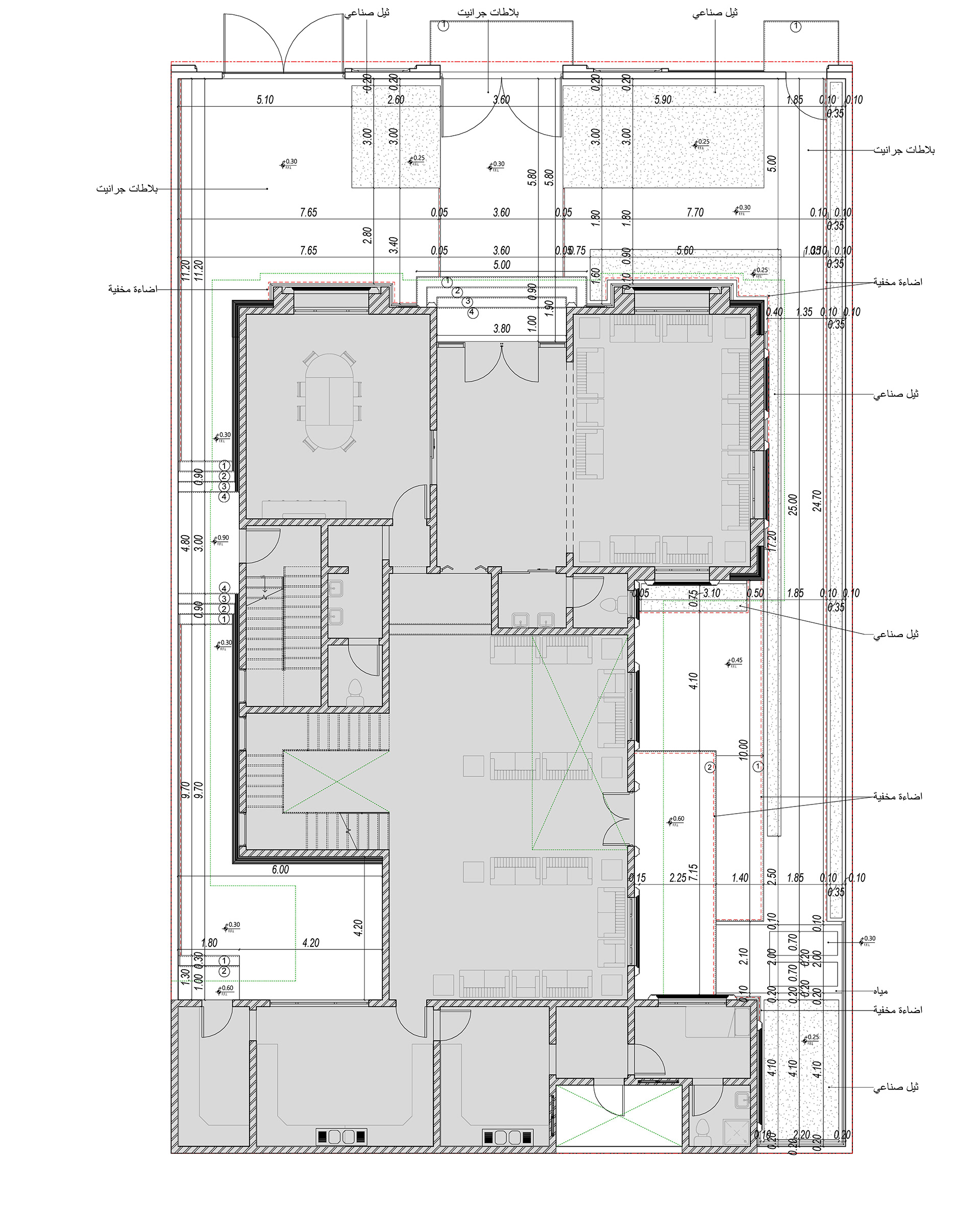 M·K· Classic Villa 室内外设计丨沙特阿拉伯丨Bariq Consultants-9